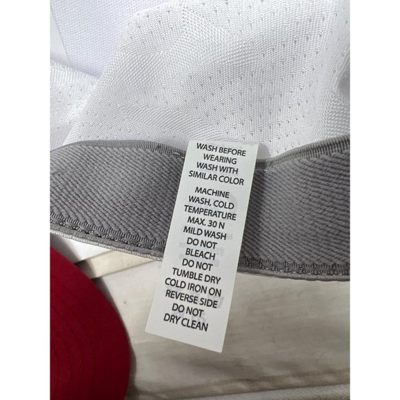 Zyia Active Embroidered Mesh Fitted Hat Womens OS White Camo Polyester Workout - Picture 7 of 8